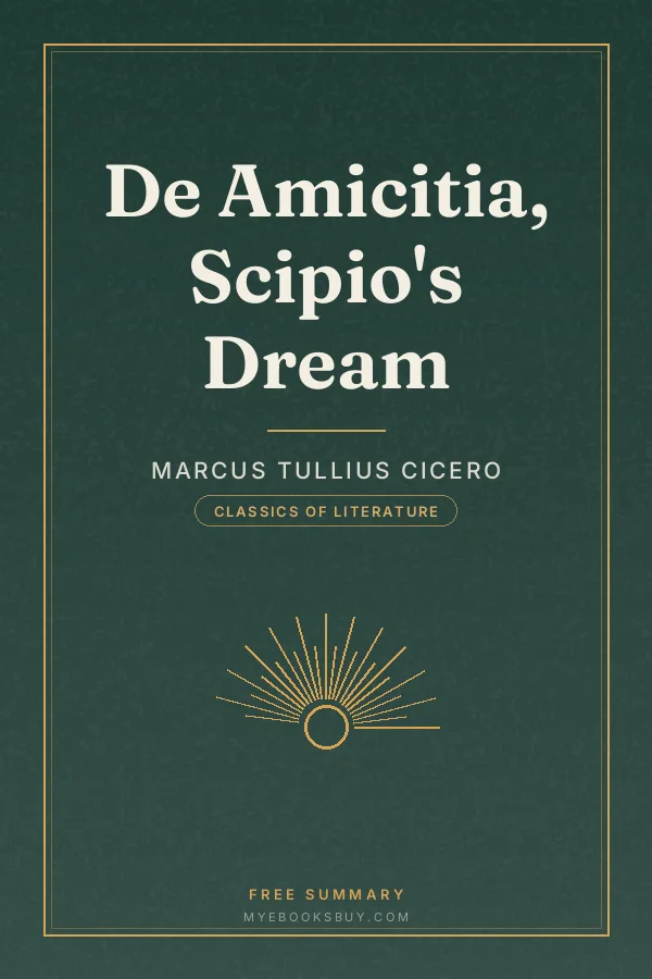 Cover of De Amicitia, Scipio's Dream