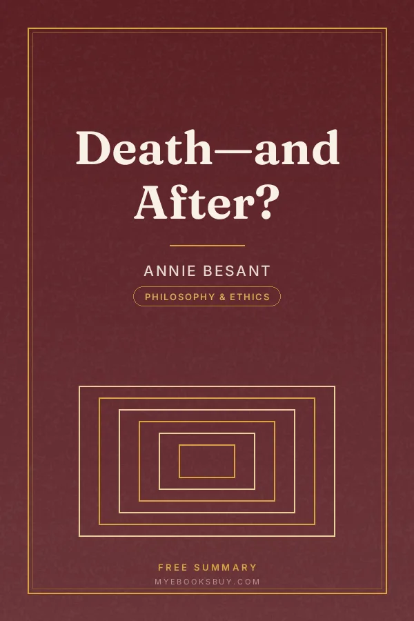 Cover of Death—and After?