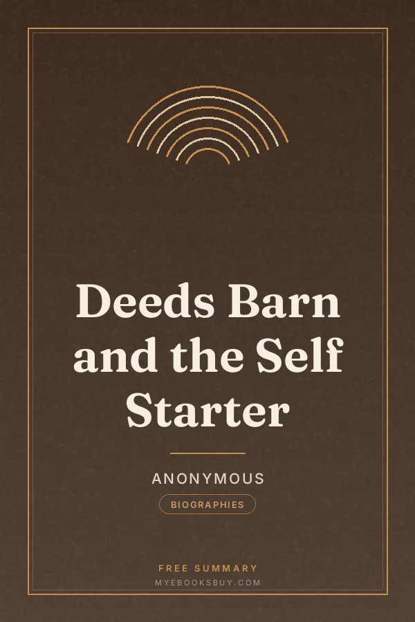 Cover of Deeds Barn and the Self Starter
