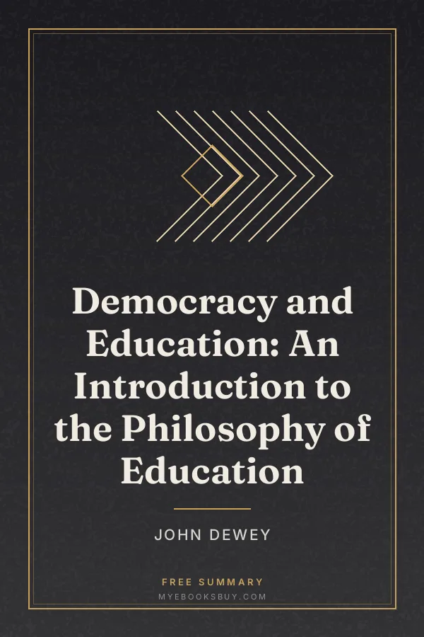Cover of Democracy and Education: An Introduction to the Philosophy of Education