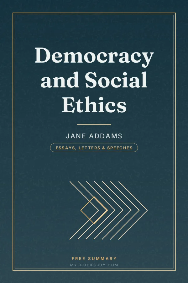 Cover of Democracy and Social Ethics