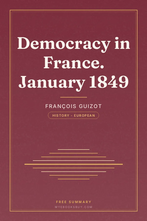 Cover of Democracy in France. January 1849