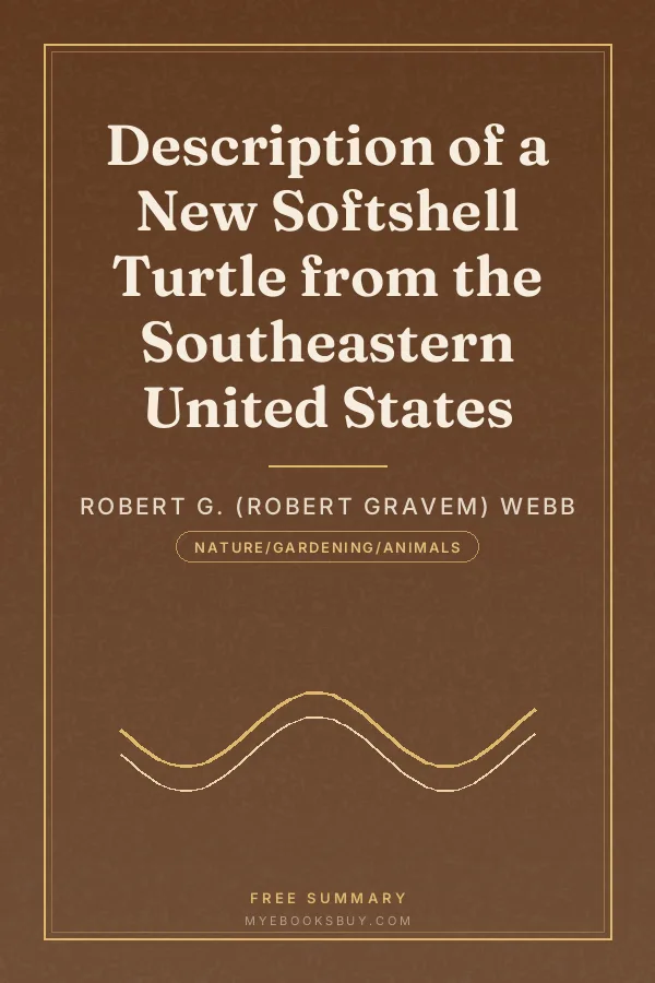 Cover of Description of a New Softshell Turtle from the Southeastern United States