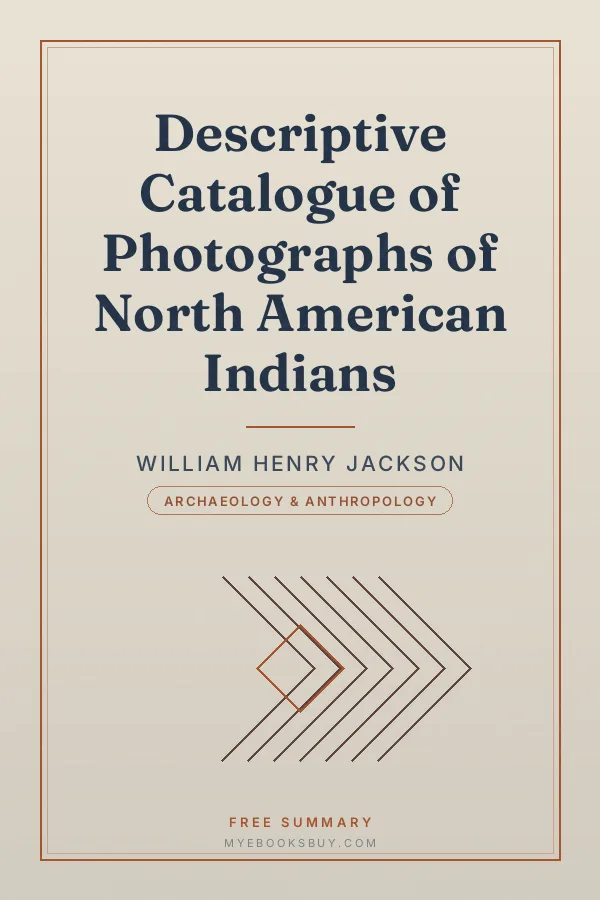 Cover of Descriptive Catalogue of Photographs of North American Indians