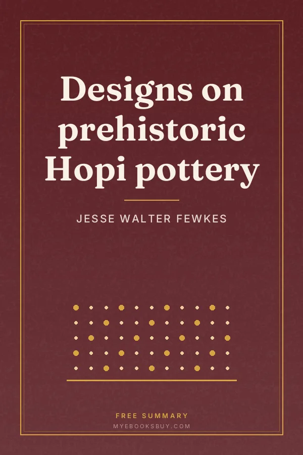 Cover of Designs on prehistoric Hopi pottery