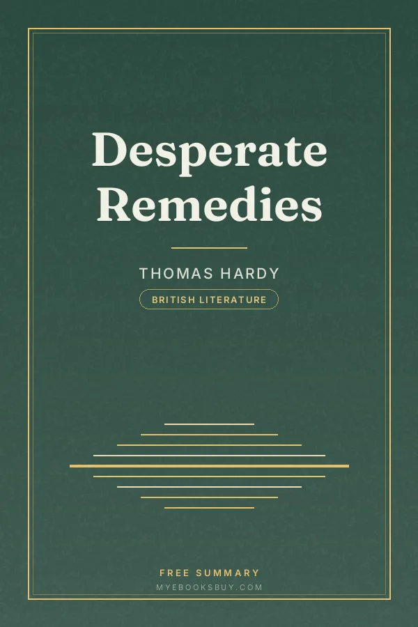 Cover of Desperate Remedies