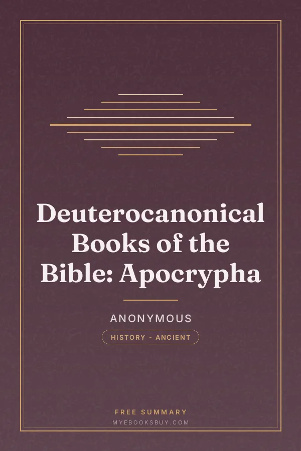 Cover of Deuterocanonical Books of the Bible: Apocrypha