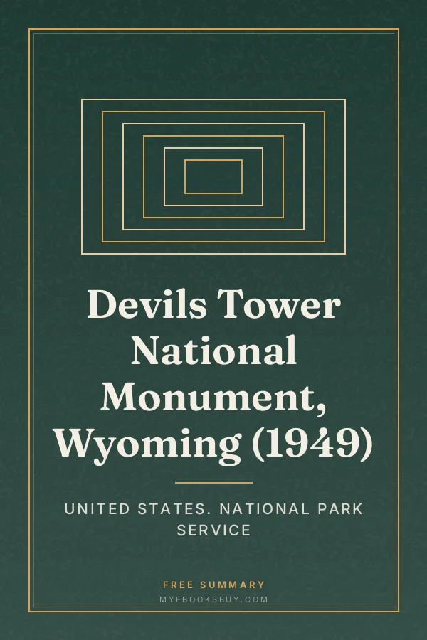 Cover of Devils Tower National Monument, Wyoming (1949)