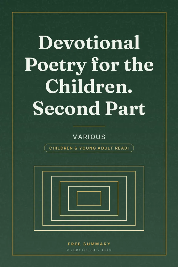 Cover of Devotional Poetry for the Children. Second Part