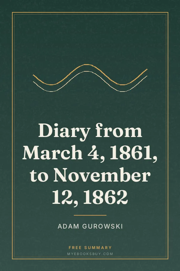 Cover of Diary from March 4, 1861, to November 12, 1862