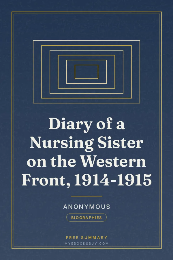 Cover of Diary of a Nursing Sister on the Western Front, 1914-1915