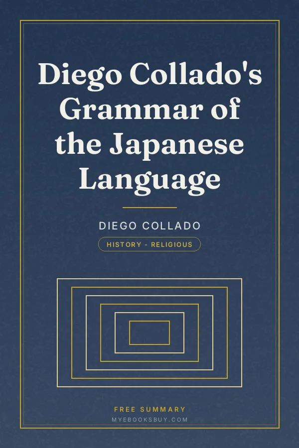 Cover of Diego Collado's Grammar of the Japanese Language
