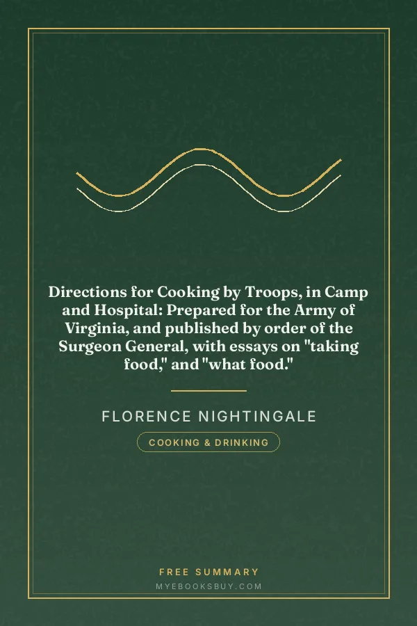 Cover of Directions for Cooking by Troops, in Camp and Hospital: Prepared for the Army of Virginia, and published by order of the Surgeon General, with essays on "taking food," and "what food."