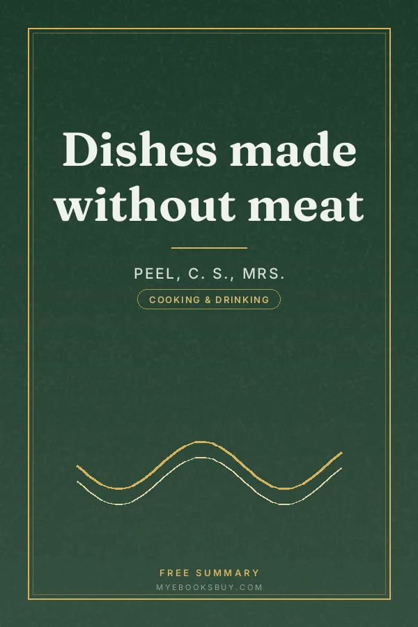 Cover of Dishes made without meat