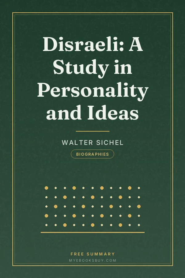 Cover of Disraeli: A Study in Personality and Ideas