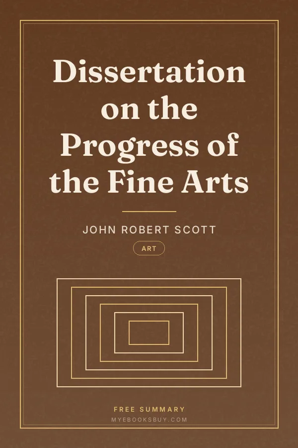 Cover of Dissertation on the Progress of the Fine Arts
