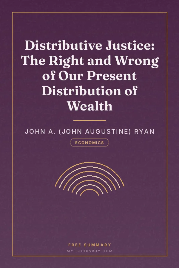 Cover of Distributive Justice: The Right and Wrong of Our Present Distribution of Wealth
