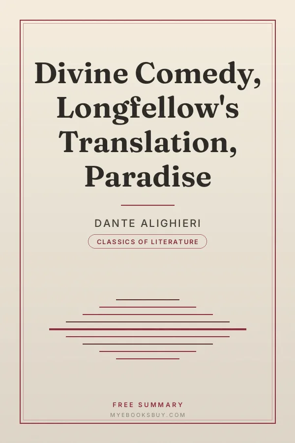Cover of Divine Comedy, Longfellow's Translation, Paradise