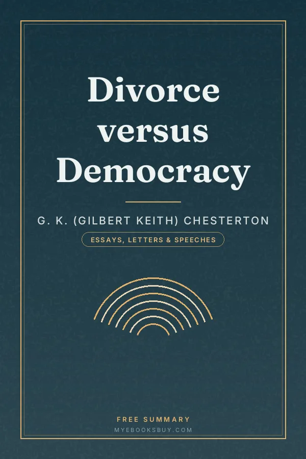 Cover of Divorce versus Democracy
