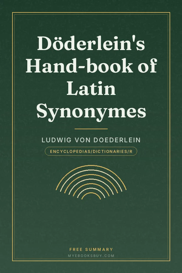 Cover of Döderlein's Hand-book of Latin Synonymes