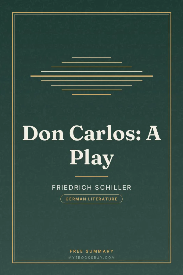 Cover of Don Carlos: A Play