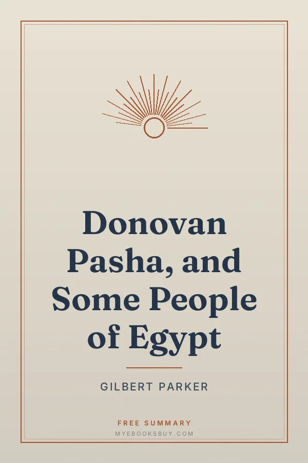 Cover of Donovan Pasha, and Some People of Egypt
