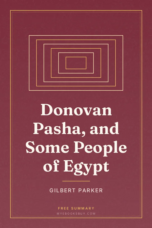 Cover of Donovan Pasha, and Some People of Egypt