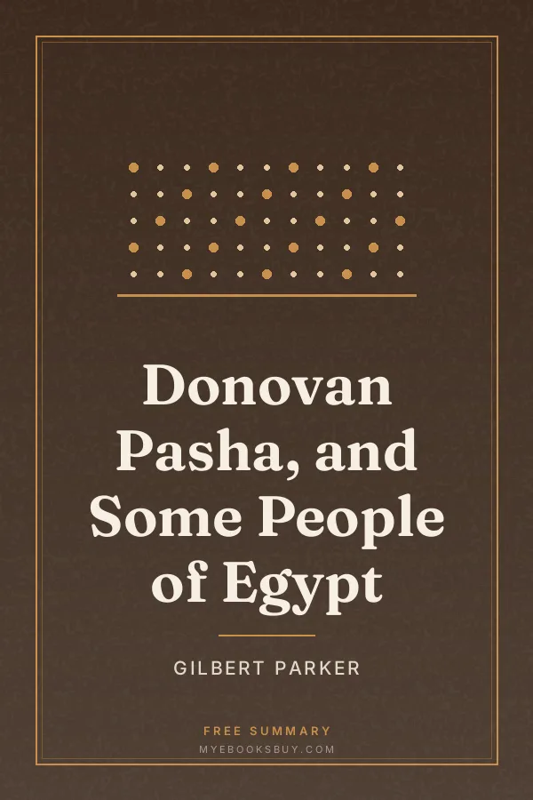 Cover of Donovan Pasha, and Some People of Egypt