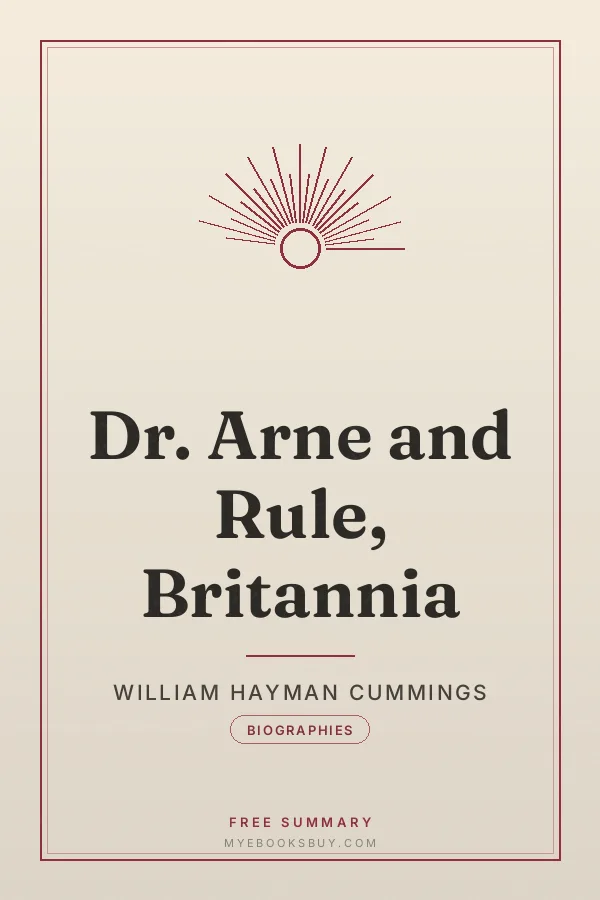 Cover of Dr. Arne and Rule, Britannia