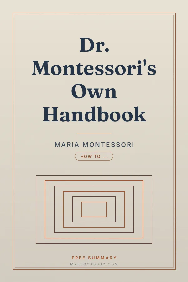 Cover of Dr. Montessori's Own Handbook