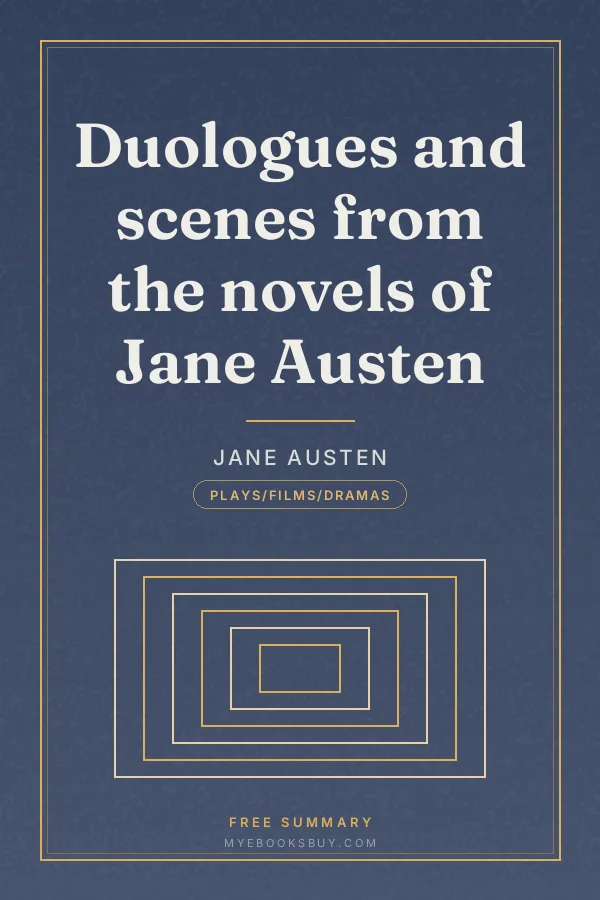 Cover of Duologues and scenes from the novels of Jane Austen