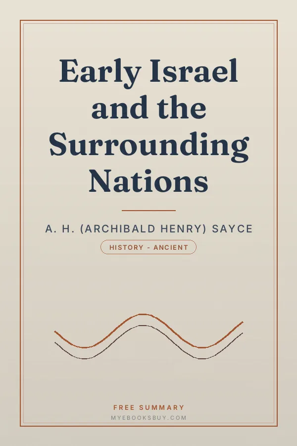 Cover of Early Israel and the Surrounding Nations