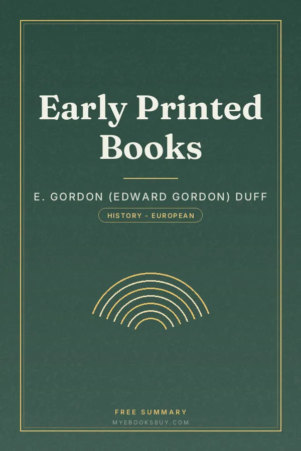 Cover of Early Printed Books