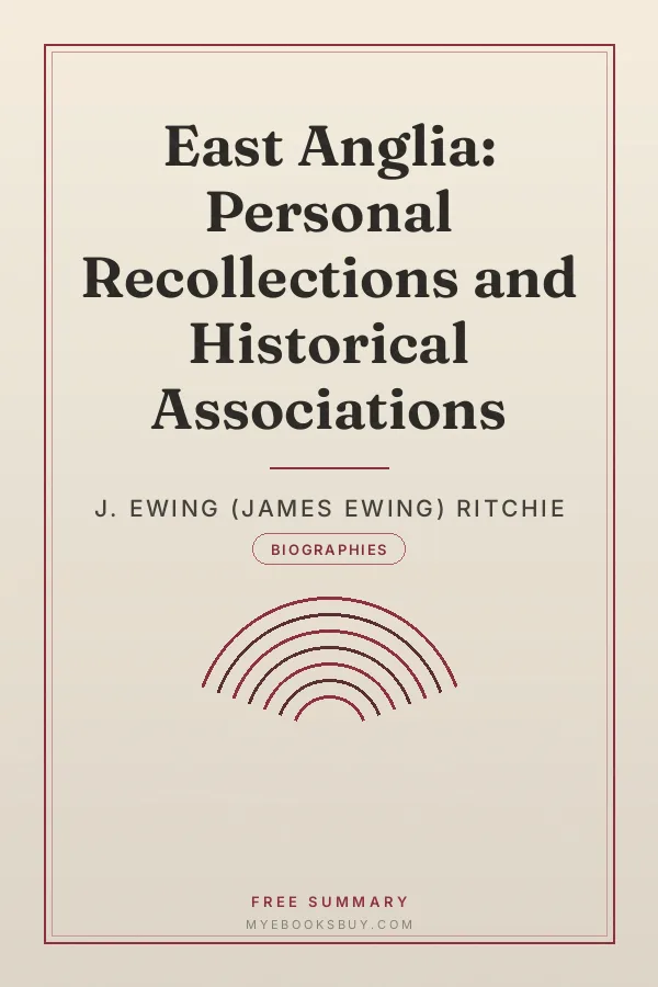 Cover of East Anglia: Personal Recollections and Historical Associations