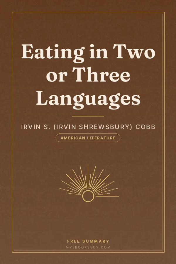 Cover of Eating in Two or Three Languages