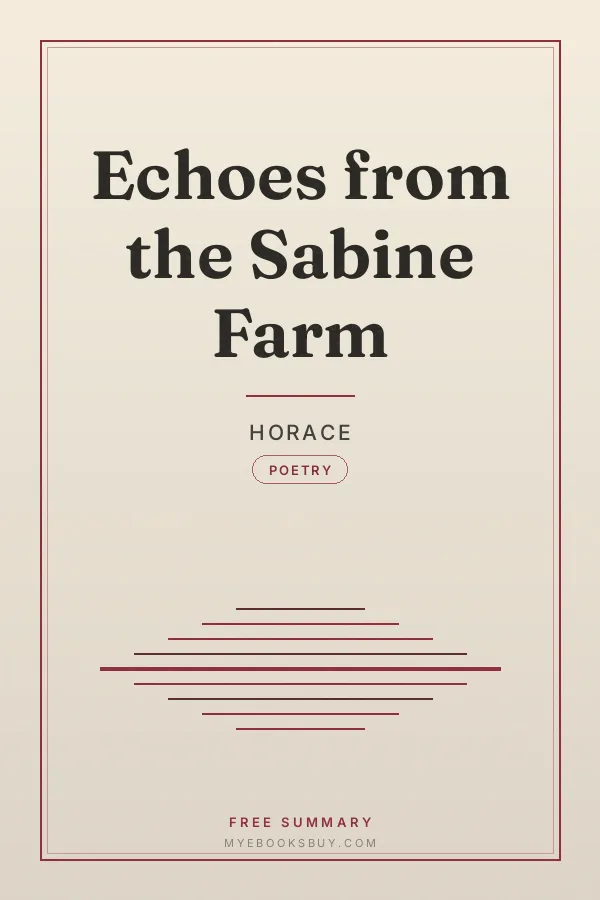 Cover of Echoes from the Sabine Farm