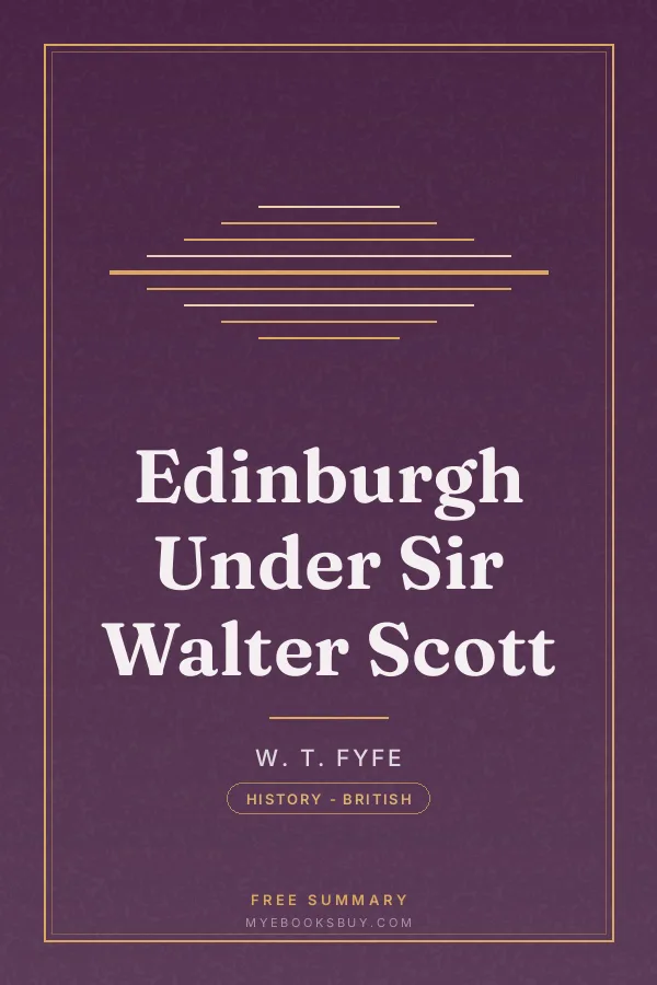 Cover of Edinburgh Under Sir Walter Scott