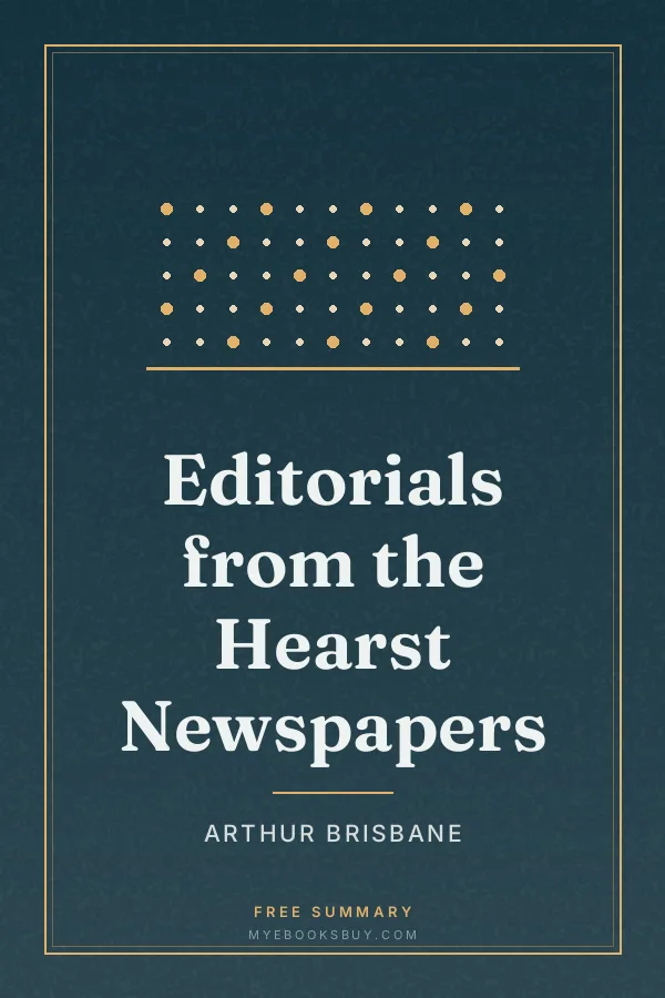 Cover of Editorials from the Hearst Newspapers