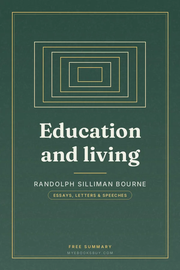 Cover of Education and living