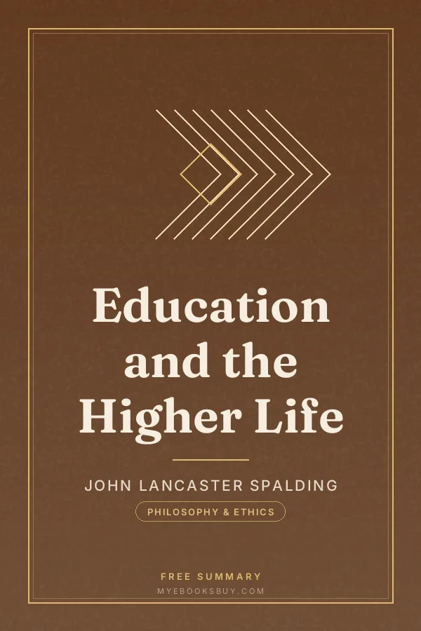 Cover of Education and the Higher Life