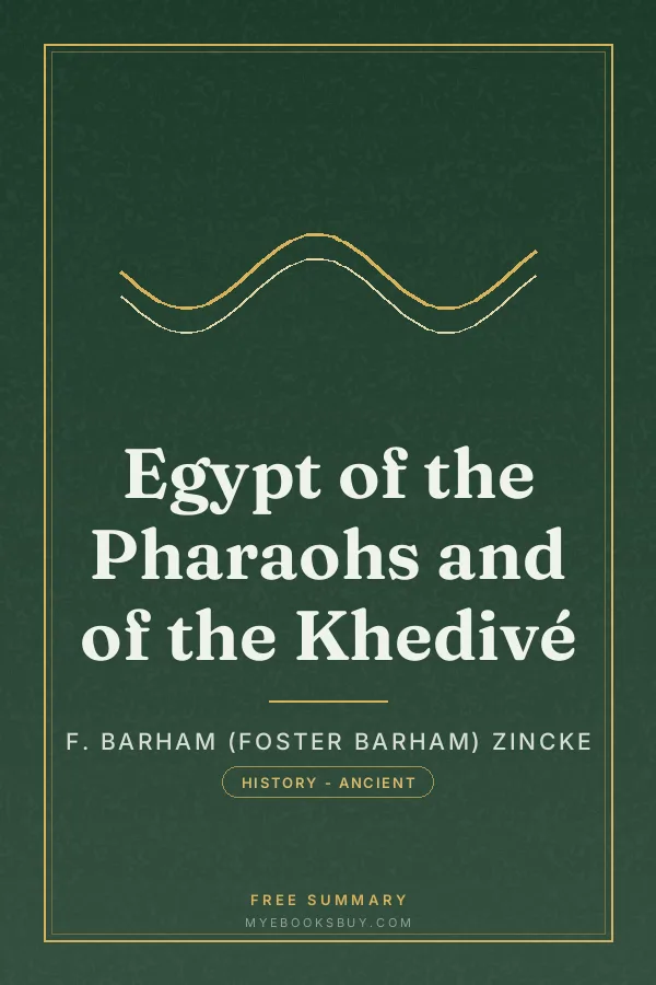 Cover of Egypt of the Pharaohs and of the Khedivé