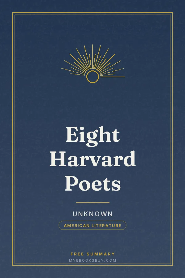 Cover of Eight Harvard Poets