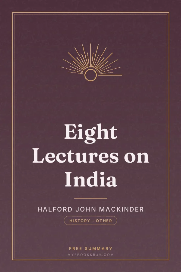 Cover of Eight Lectures on India