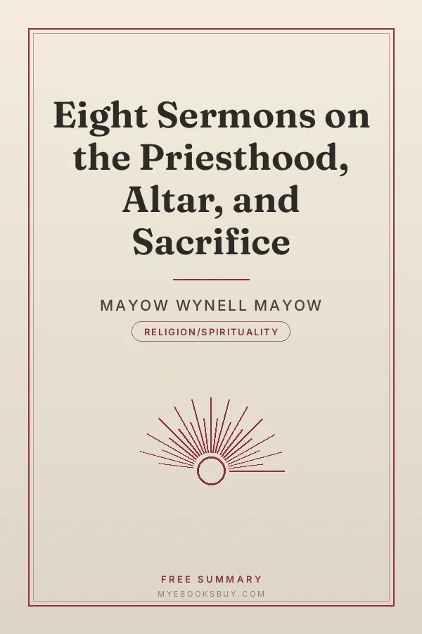 Cover of Eight Sermons on the Priesthood, Altar, and Sacrifice