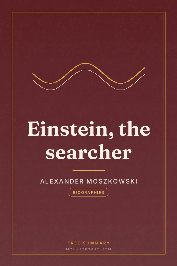 Cover of Einstein, the searcher