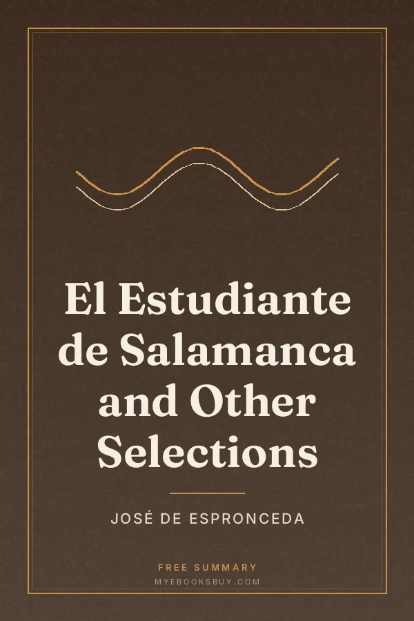 Cover of El Estudiante de Salamanca and Other Selections