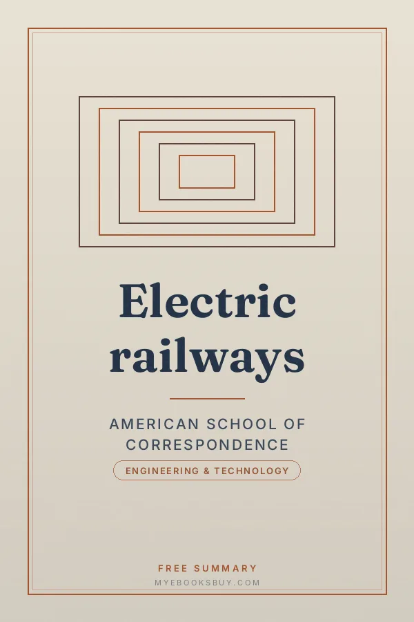 Cover of Electric railways