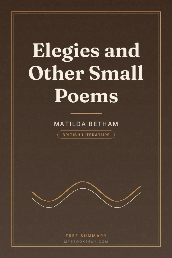 Cover of Elegies and Other Small Poems
