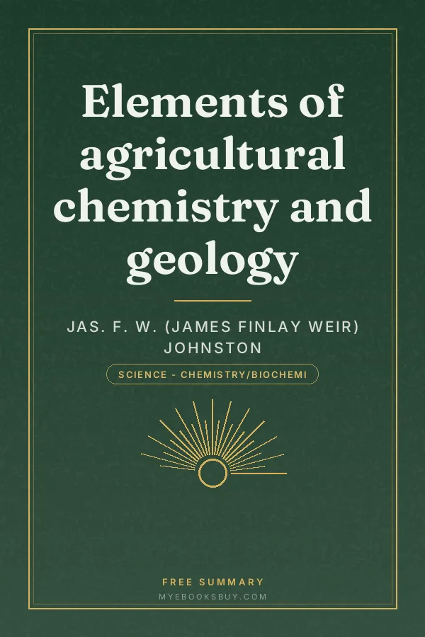 Cover of Elements of agricultural chemistry and geology