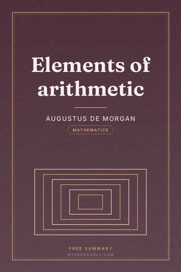 Cover of Elements of arithmetic